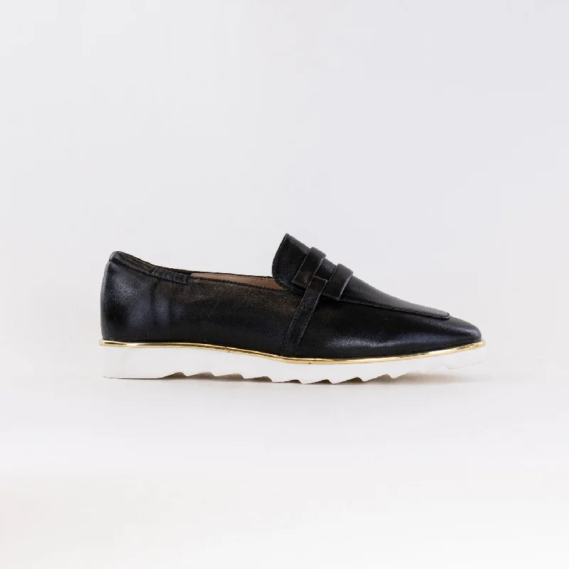 Ara Laura Loafer (Women's) - Black Leather