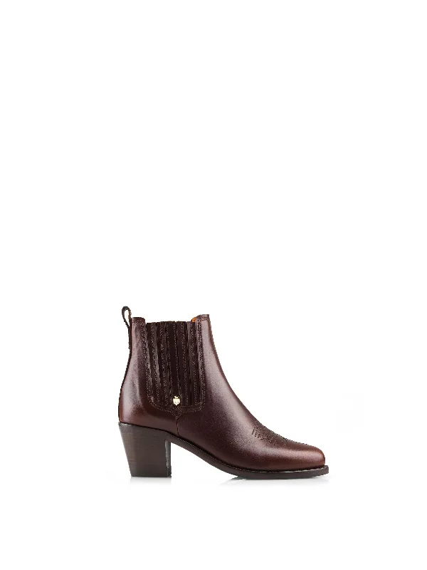 Rockingham Ankle Boot - Mahogany Leather