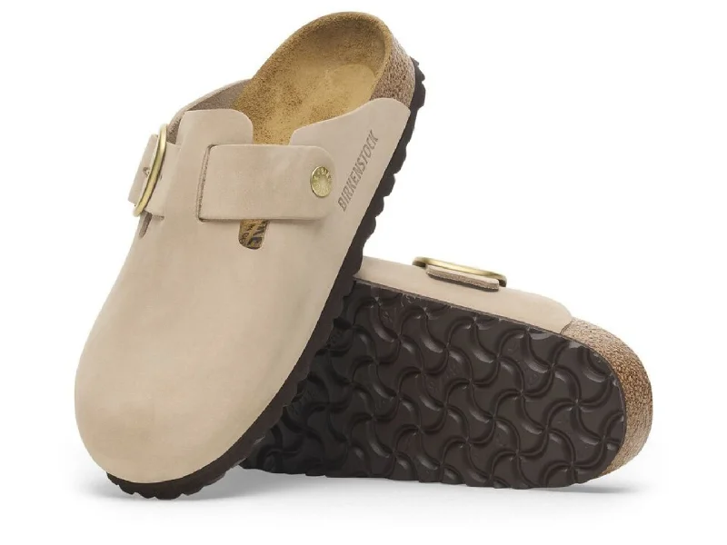 Birkenstock: Boston Big Buckle in Sandcastle