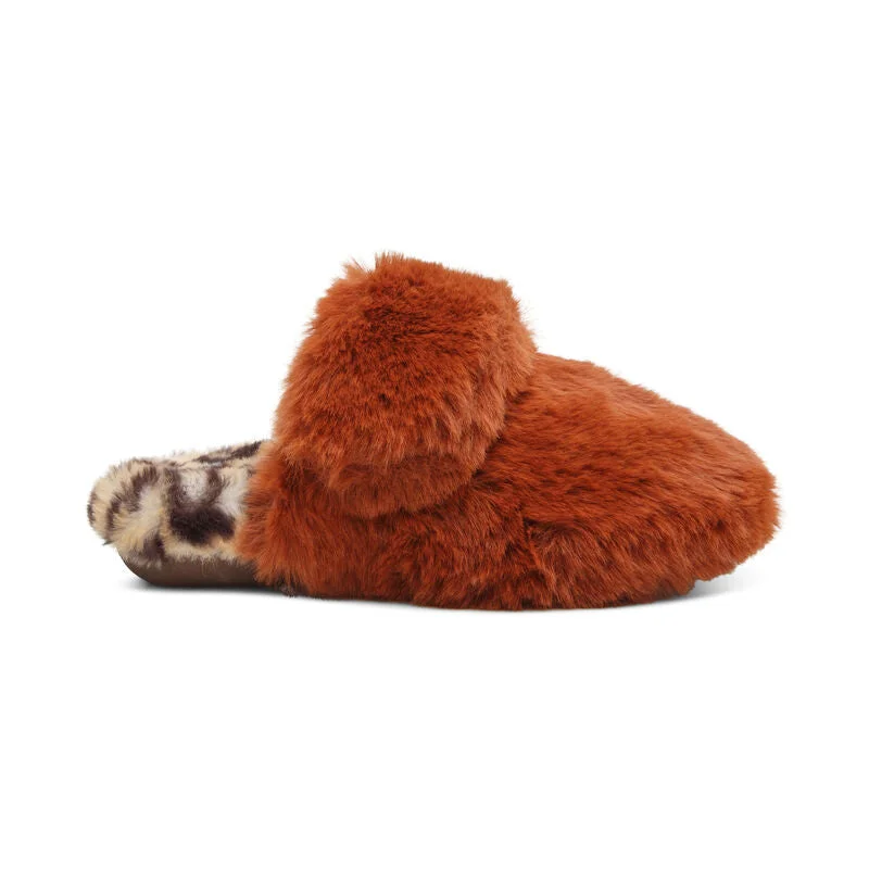 WOMEN'S AETREX MISTY ARCH SUPPORT SLIPPER | RUST