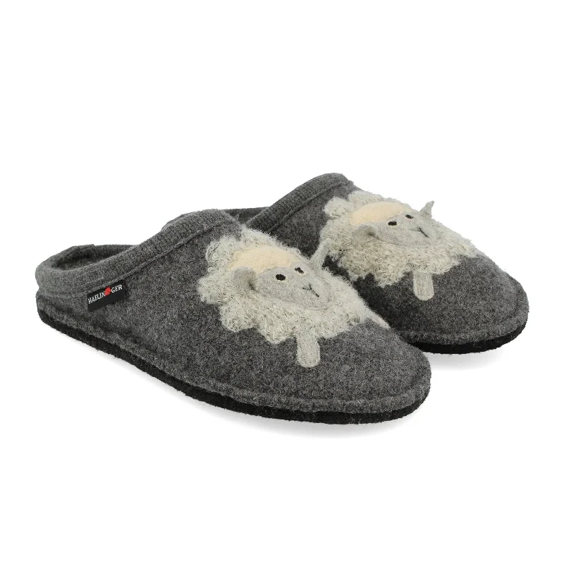 Haflinger Lamby Slipper (Women) - Grey