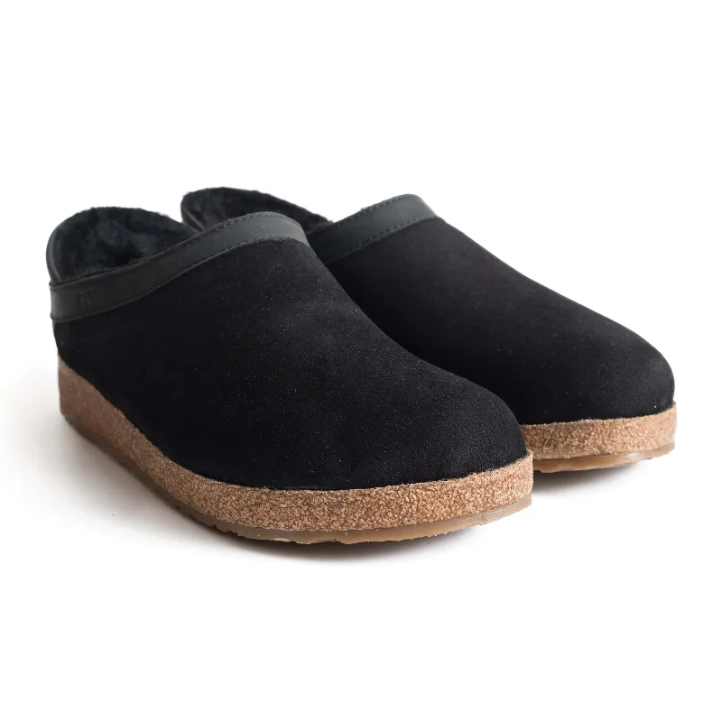 Haflinger Siberia Clog (Unisex) - Black