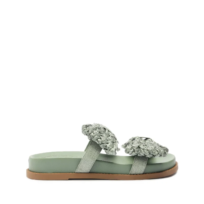 Lienne Sporty Straw Sandal