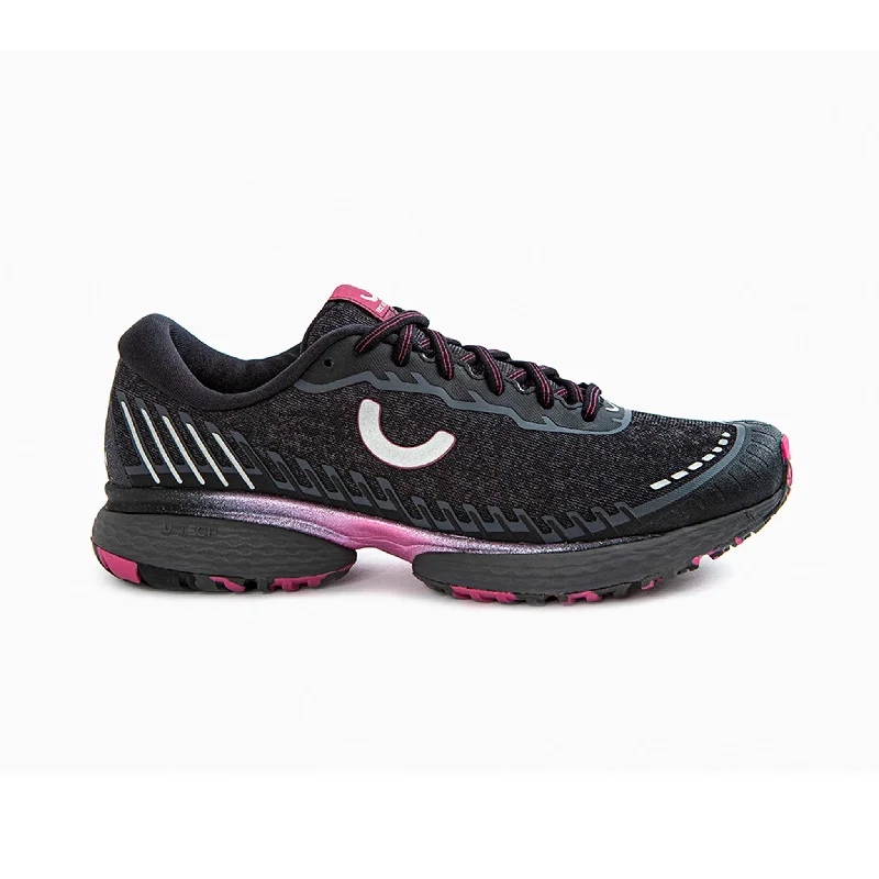 True Motion | Women's U-Tech Nevos Elements Running Shoes - Black