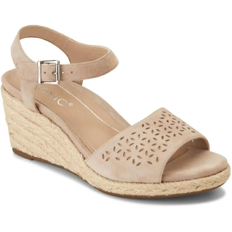 Womens Ariel Wedge Heel - Medium Width In Nude