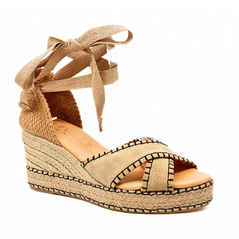 Women's Palma Wedge Sandals In Camel