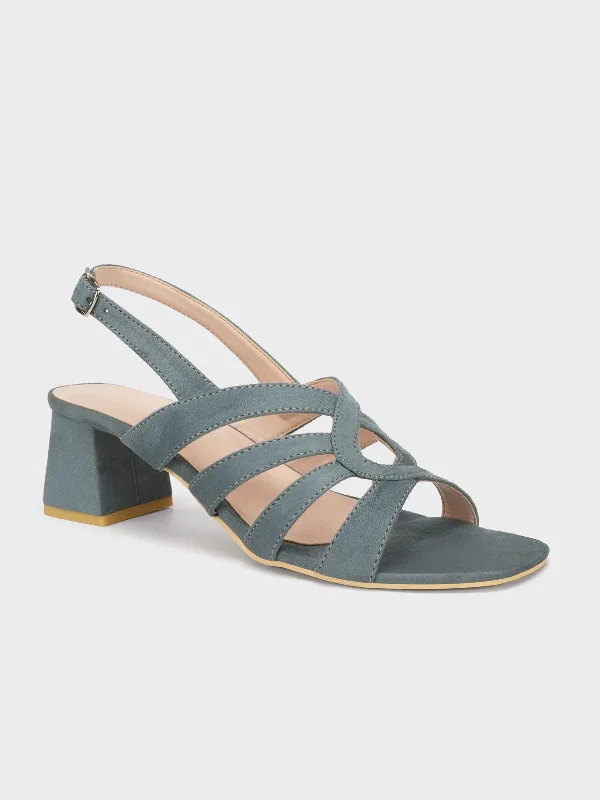 Womens "ARIEL" Comfy Block Heel Sandals