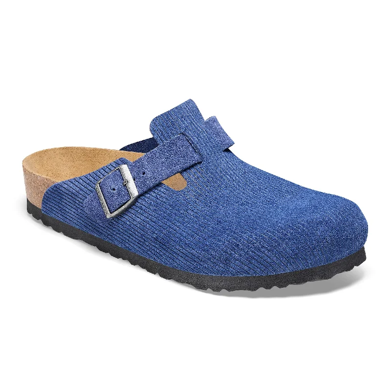 Birkenstock Boston corduroy indigo suede