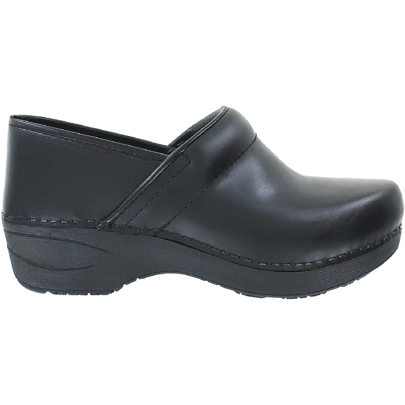 Women's Dansko XP 2.0 Black Pull Up Leather