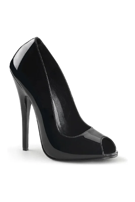 DOMINA-212 Black Patent Pump